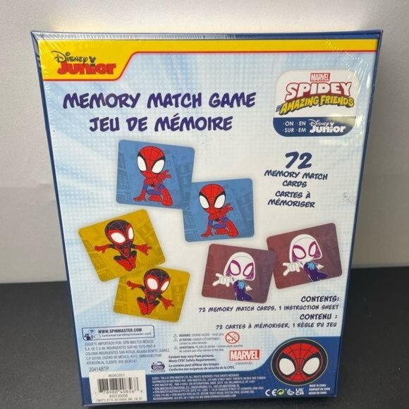 Disney Junior Marcel Spidey and his Amazing Friends Memory Card Game (#8827) - Picture 3 of 8